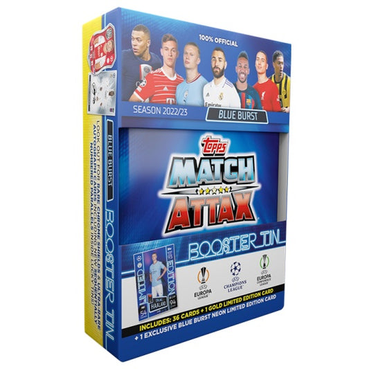 Match Attax 2022-23 Booster Tin - Blue Burst