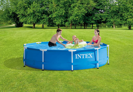 Intex Metal Frame Swimming Pool 10ft x 30in with filter pump 28202
