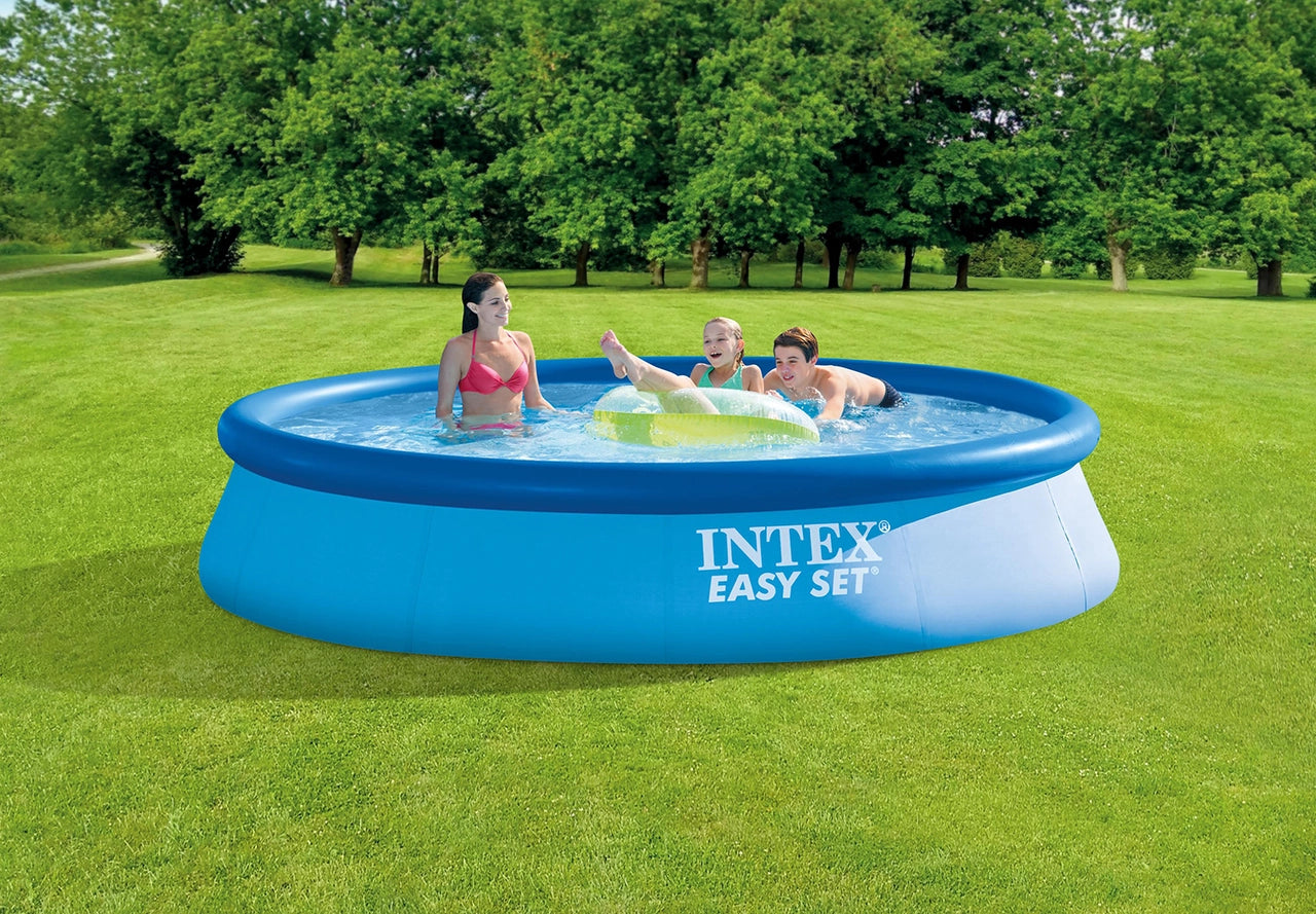 Intex Easy Set 13 foot x 33 inch Inflatable Pool with Filter Pump 28141EH