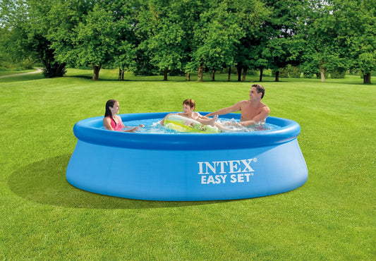 Intex Easy Set 10 Fuß x 30 Zoll aufblasbarer Pool mit Filterpumpe 28122